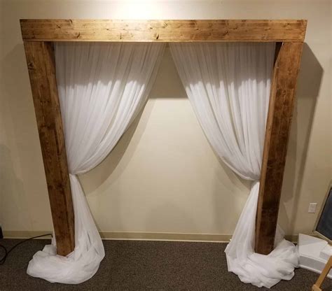 Wood Beam Arch Arbor 7ftx7ft Elite Events Rental