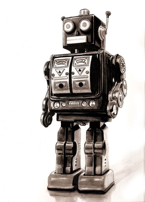 Vintage robot good scan by jamesboots on DeviantArt