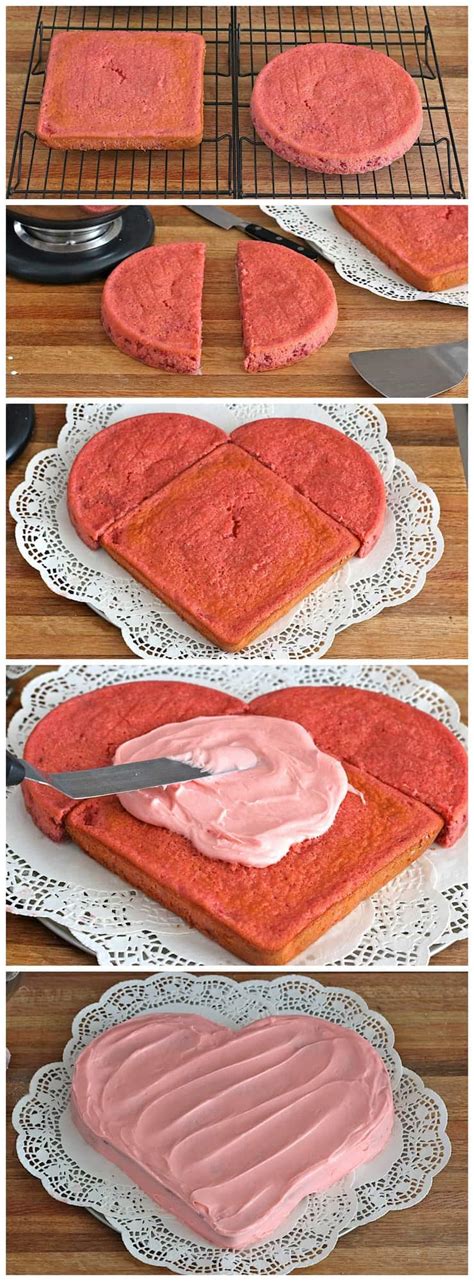 Fresh Strawberry Heart Cake The Bakermama