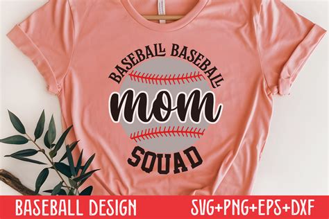 Baseball Svg Baseball Mom Squad Svg Gráfico Por Craftart · Creative Fabrica