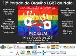 Parada Gay de Natal acontece neste domingo Dois Terços