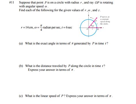 Solved Suppose that point P is on a circle with radius r and | Chegg.com