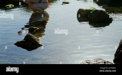 Woman In Bikini At The Beach K Stock Video Footage Alamy