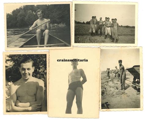 X Orig Foto Halb Nackte Soldaten Bei Rad Arbeit Und Freizeit Nude Akt Eur Picclick De