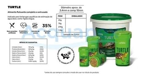 Ra O Nutricon Turtle G Para Tartaruga Sticks Parcelamento Sem Juros