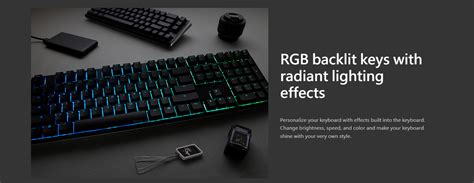 Ducky One Classic Full Size Mechanical Keyboard Cherry MX Blue Switches Hot Swappable