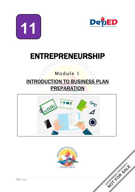 Applied Entrepreneurship Quarter 3 Module 1 Grade 11 Stem