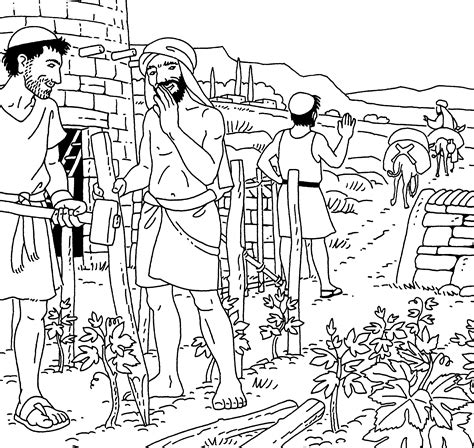 Parable Of The Lost Coin Coloring Page