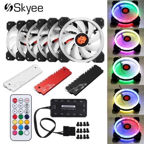 Aliexpress.com : Buy Multiple 1/3/6pcs RGB Adjust LED 120mm Computer ...