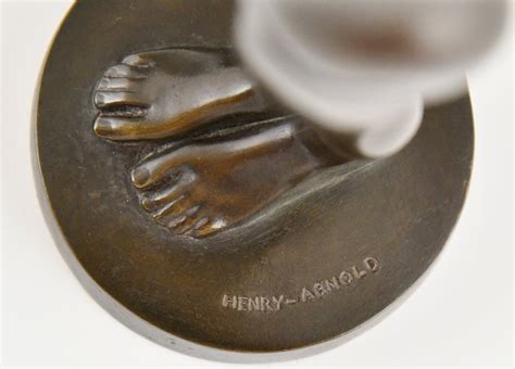 Art Deco Bronze Sculpture Nude Girl With Dove Deconamic