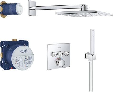 Grohe Grohtherm Smartcontrol Einbau Regendusche-Set Chrom - Saniweb