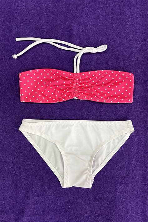 Puantiyeli Çocuk Bikini Toptan Çocuk Bikini