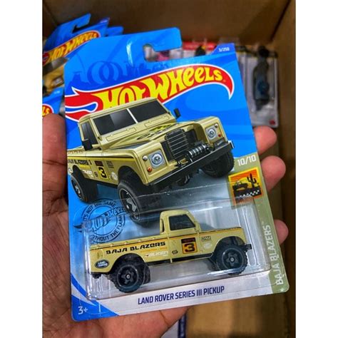 Hot Wheels Land Rover Series Iii Pickup Shopee Malaysia