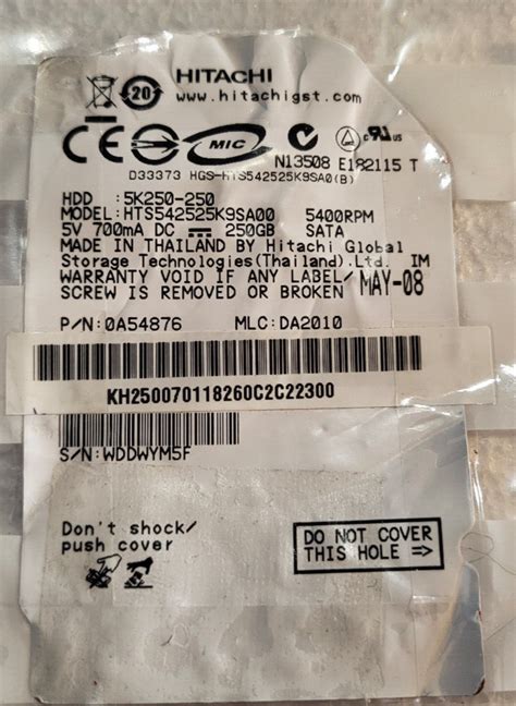 PCB SATA 220 0A90002 01 0A54296 DA1803A pour Hitachi HTS542525K9SA00 | eBay