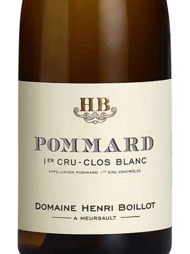 Domaine Henri Boillot Pommard Er Cru Clos Blanc Vivino Us