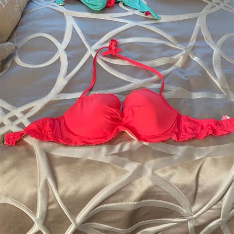 Victoria S Secret Swim Sale Victorias Secret Halter Bikini Top Poshmark