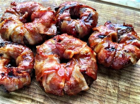 BBQ Donuts Vom Grill Donuts Mit Hackfleisch Und Bacon Barbecue