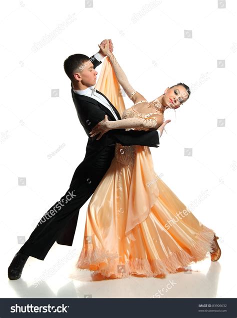 Beautiful Couple Active Ballroom Dance Stock Photo 83906632 Shutterstock