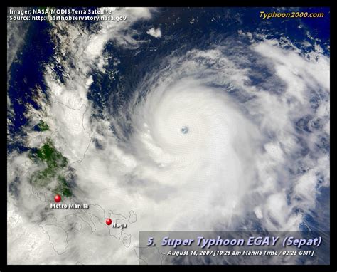 Typhoon2000 Philippine Tropical Cyclones 2007 Season Gallery