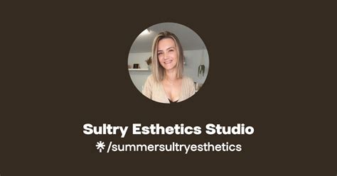 Sultry Esthetics Studio Instagram Facebook TikTok Linktree