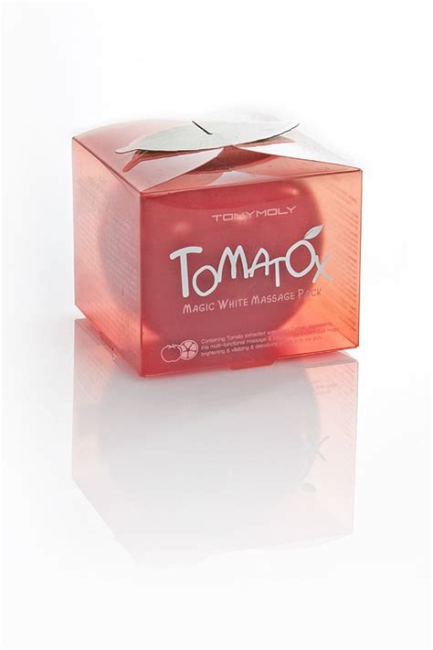 Mit der Tony Moly® Tomatox Maske wird Ihre Gesichtshaut magisch erhellt ...
