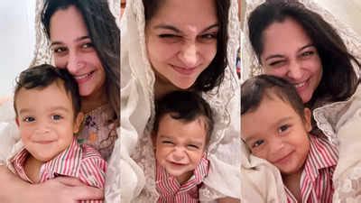 Dipika Kakar Shares Adorable Pictures With Son Ruhaan Watch This Cute