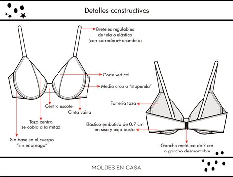 Molderia imprimible Corpiño con medio arco y corte vertical Tanga less bikini Moldes en casa