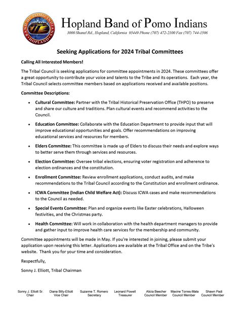 Attention Hopland Hopland Band Of Pomo Indians