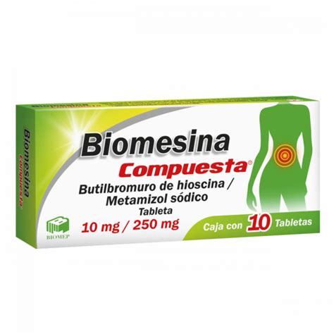 Biomesina Compuesta Tabs C Mg Butilhioscina Metamizol