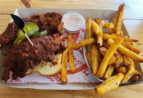 Review Hot Damn And Aw Hell No Chicken Tenders From Petes Hot Chicken In San Antonio