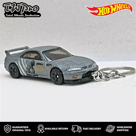 Jual Gantungan Kunci Hot Wheels Nissan Skyline Gt R Bcnr R Godzila Gray Abu