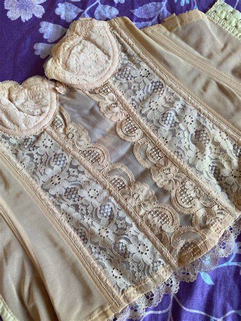 A Triumph Lace Corset Nude Sheer Women S Fashion New Undergarments Loungewear On Carousell