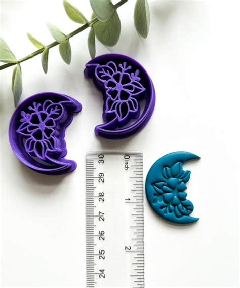 Spring Crescent Moon Cutters Prism Clay Co