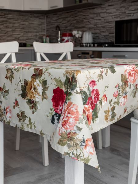 Скатерть на стол водоотталкивающая с тефлоновым покрытием размер ...