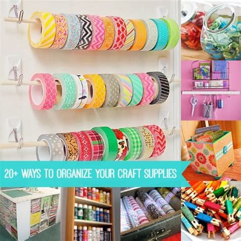 How To Organize Craft Supplies 25 Clever Ideas Organize Craft