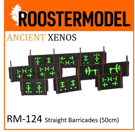 Rm Ancient Xenos Straight Barricades Cm Roostermodel