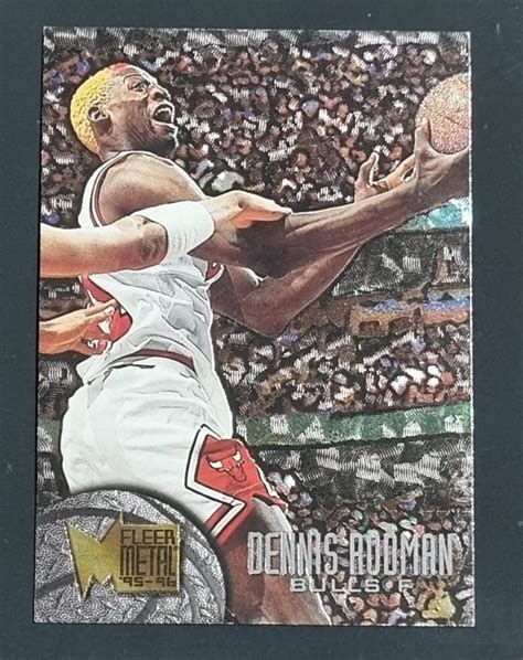 Dennis Rodman Fleer Metal Card Hobbies Toys Toys Games On Carousell