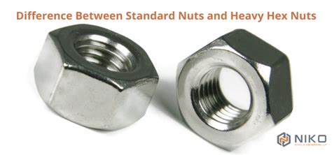 Difference Between Standard Hex Nuts And Heavy Hex Nuts NIKO Steel