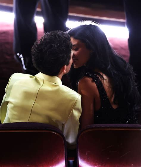 Kylie Jenner Kisses Timothée Chalamet at 2025 Oscars - See Photos of Them