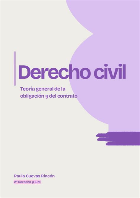 Derecho Civil Contratos Y Responsabilidad Civil Pdf