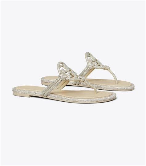 Miller Sandale mit Pavé und Knoten Damen Schuhe Sandalen Tory Burch DE