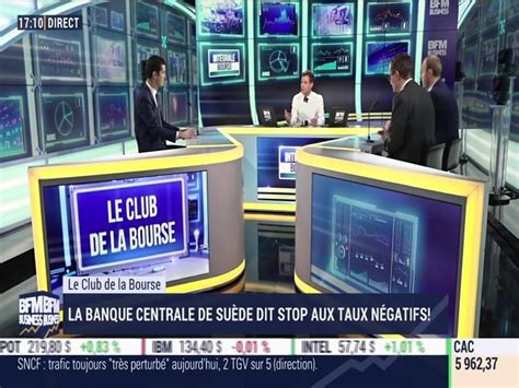 Le Club de la Bourse la banque centrale de Suède dit stop aux taux