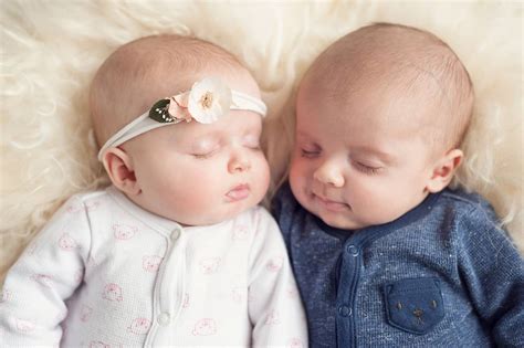 Baby Girl And Boy Twins