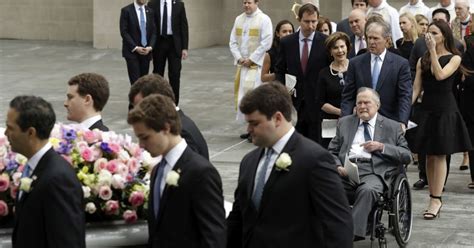 Barbara Bush remembered at funeral for her grit, grace and humor - Los ...