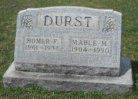 Homer F Durst 1901 1937 Find A Grave Memorial