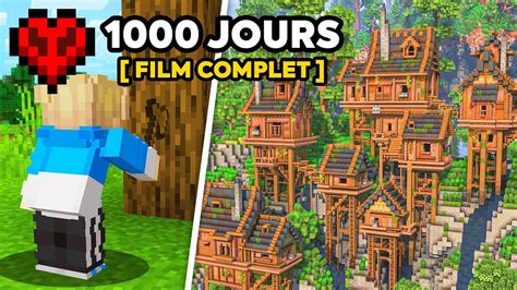 Jai SurvÉcu 1000 Jours Sur Minecraft Hardcore [film Complet] Youtube