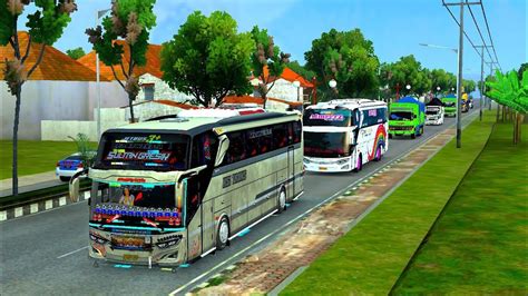 Bussid Pariwisata Bus Oleng HSI Trans Telolet Basuri Mengular