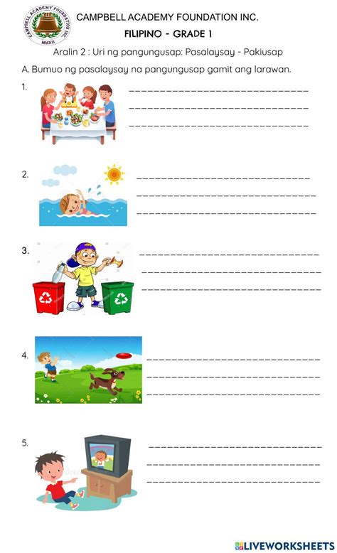 Activity Grade Free Interactive Worksheets 4029999