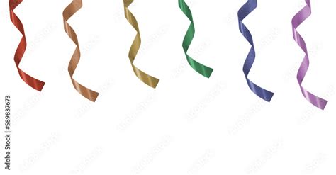 Rainbow Ribbon On Transparent Background Lgbtq Gay Pride Month Concept PNG Image Stock