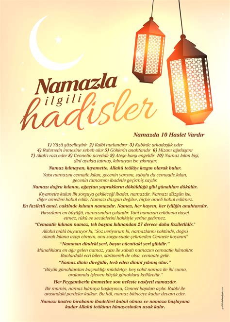 Namazla Ilgili Hadisler